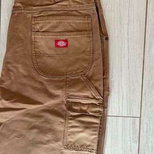 Dickies Brown Cotton Work Pants